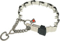 Herm Sprenger NeckTech Sport Dog Training Prong Collar with ClicLock Buckle on The Side No-Pull Collar with Swivel D-Ring Made in Germany (Stainless Steel, 19in (Neck Size up to 16in))