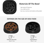 Anti-Choking Slow Feeder Dog Bowls Small Size Dog, Slow Feeder Cat Bowl, Supplies and Puzzle for Pet