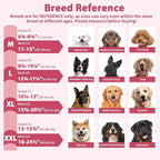 BARKLESS Sturdy No Pull Head Collar for Medium Large Dogs, Gentle Reflective Head Halter with Safety Link, Adjustable Nylon Dog Training Muzzle Leash for Walking Control (Hot Pink, L)