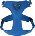 Voyager Dog Harness Dual Leash Attachment No-Pull Control Adjustable Soft but Strong Pet Harness for Medium and Large Dogs with 3M Reflective Technology, Royal Blue Lattice Nylon, XS (Chest: 13-16")