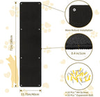 FHTONGE 71x15.8 Thickened Cat Wall Climbing Carpet with 16 Fixed Nails, Extra Large Tall Cat Scratch Pad for Wall, Wall Mounted Climbing Cat Scratcher for Furniture Couch Sofa Protector(Pure Black)