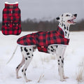 KYEESE Dog Coat Thick Dog Coats for Medium Dogs Soft Dogs Jacket with Pocket Waterproof Pet Clothes for Cold Weather Windproof Pet Coat with Fleece Lined Warm Pet Winter Puffer Coat with Leash Hole