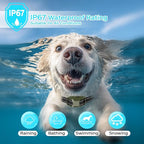 Dogs Training Collar, 1968FT Dog Training Collar with Remote, IP67 Waterproof Rechargeable Collar with 4 Training Modes (Beep&Vibration but fully Safe for Pets) for Small Medium Large Dogs (Pack of 2)