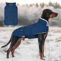 KYEESE Dog Coat Soft Dogs Jacket with Pocket Warm Pet Winter Puffer Coat with Leash Hole Waterproof Pets Clothes for Cold Weather Thick Dog Coats for Medium Dogs Windproof Pet Sweater