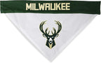 Pets First NBA Dog Bandana - Milwaukee Bucks Reversible Pet Bandana. 2 Sided Home & Away Sports Bandana with a PREMIUM Embroidery TEAM Logo, Large/X-Large