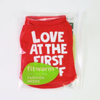 Fitwarm Love at The First Sniff Dog Shirt, Dog Valentines Outfit, Summer Dog Clothes for Small Dogs Boy Girl, Funny Dog Tshirt, Lightweight Breathable Cotton, Pet Cat Outfit, Red, Medium