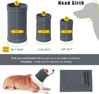 Nanaki Dog Calming Hoodie Quiet Head Cover Sleeves - Ear Covers Hood for Noise Bath, The Grooming and Force Drying Head Protection for Anxiety Relief and Calming Dog Neck and Ear Warmer