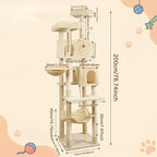 Multi-Tier cat Tree with a nest (Extra Large)