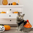 Dog Halloween Costumes Dog Dress Halloween Costumes for Dogs Funny Puppy Dress with Bow for Small Medium Large Dogs Pumpkin Witch Bat Pet Costume Halloween