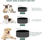 SPUNKYJUNKY 28.7OZ Ceramic Dog and Cat Bowl, Modern Cute Weighted Food Water Bowl for Replacement Black (1 Pack)