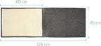 Navaris Cat Scratch Armrest Organizer - Sisal Furniture Protector Scratching Pad for Cats - Scratcher Mat Cover for Sofa Couch Armchair - Dark Gray