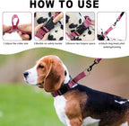 Martingale Collar for Dogs,Reflective Martingale Dog Collars with Quick Release Buckle,Adjustable Nylon No Pull Dog Collar for Walking Training (Red, Extra Large)