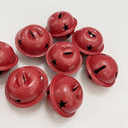 50Pcs Small Bells for Crafts, 1 Inch Jingle Bells Little Bells for Crafting Dog Training Doorbell Cat Collar Christmas Tree Wedding Decorations (Red)