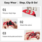 Joytale Small Dog Harness, Breathable Mesh Step-in Vest, Reflective Soft Padded Harnesses Small Sized Dog for Walking, Red, S