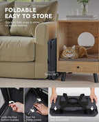 Pecute Cat Carrier Stable XL, Pet Carrier Breathable and Portable, Cat Carriers Bag with Scientific Hidden Partition, Dog Carrier Suitable for Travel and Outing, Gray