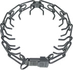 Herm Sprenger Black Stainless Steel Prong Dog Collar with ClicLock Buckle for Small Medium Large Dogs Ultra-Plus Training Pinch Collar with Quick Release Made in Germany