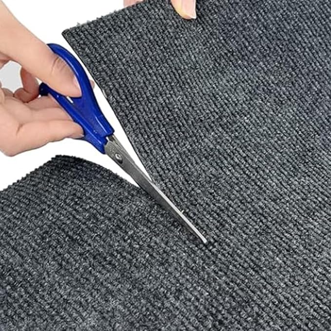 Large Self-Adhesive Cat Scratching Mat, Tree Mat/Post Replacement, DIY Pad Board for Floor, Sofa, Wall (Dark Gray, 78.7 * 15.7 Inches)