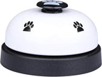 I-MART 2 Pcs Pet Training Bells, Tell Bell, Doggy Door Bell for Dog Cat (White)