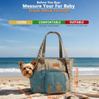 Dog Purse Carriers for Small Dogs and Cats Up to 10 lbs,Puppy Carrier with Pockets,Adjustable Shoulder Strap,Hard Bottom Support,Fuffy Tote Bag for Travel