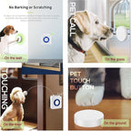 EverNary Dog Door Bell, Dog Bells to Go Outside, Dog Doorbell for Potty Training, Large Area Waterproof Touch Button,1000FT Range, 58 Chimes (White, 1 Receiver 1 Transmitter)