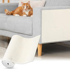 uxcell Self-Adhesive Cat Scratching Mat, 1 Roll 118" x 11.8" Couch Protector from Cat Claws for DIY Sofa, Wall, Doors, Cut Anti Cat Scratch Pad Carpet Mat, Beige