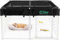 FXW Homeplus Unleashed Indoor Dog Playpen - Stress-Free and Safe Play, Heavy Duty 32 Inch 8 Panels with Playpen Cover for Small and Medium Dogs, White│Patented