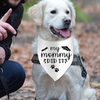 My Mommy Did It Graduation Bandana for Dog Graduation Announcement Gift
