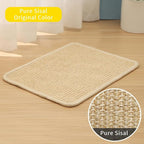 Generic Cat Scratcher Mat & Pad - Natural Sisal Cat Scratch Blanket with Tapes, Corner Scratching Pad, Furniture Couch Carpets Protector (M, 23.6 x 15.7 Inch / 1 Pack)