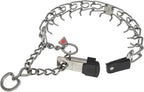 Herm Sprenger Stainless Steel Dog Collar with Short Links and Quick Release ClicLock Buckle Made in Germany (Stainless Steel, 20in x 3.0mm (Neck Size up to 16-17in))