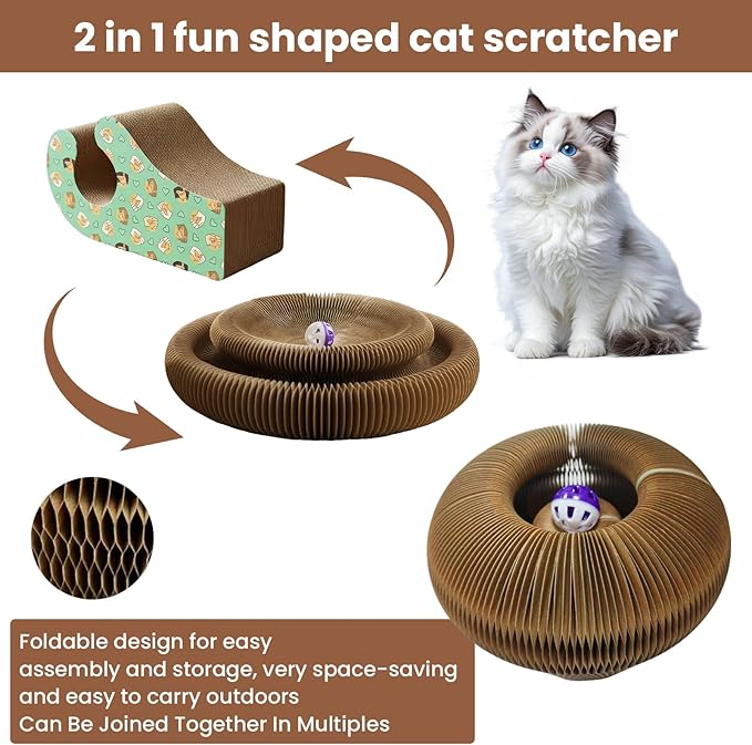 Buddha's Hand Shaped Cat Scratcher - Unique Design, Scratch-Resistant, Pet-Safe for Feline Activity & Home Aesthetics