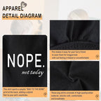 Discover Cozy Cotton Canine Wear: Soft, Lightweight, and Breathable Dog Shirt Vest with Eye-Catching Graphics(Nope not Today), Keeping Your Furry Friend Warm and Comfy! Grey S