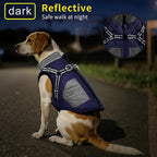Mosucoirl Warm Dog Coats Pet Clothes, Waterproof Dogs Jacket Reflective Pet Outfits Winter Dog Cold Weather Coat Cozy Snow Jackets Vest for Small Medium Large Dogs Puppy Doggie (NavyBlue, M)