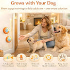 ChunHee Bells for Dog Training to Go Outside - Dog Door Bell with 36 Custom Sounds | Bell for Dogs to Ring to Go Potty | 5 Adjustable Volume(0-115dB) | Teach Puppies to Signal to Go Outside