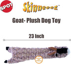SPOT Skinneeez Crinklers Stuffless Goat Dog Toy, 23 Inch Plush with Crinkle and Squeaker, Tug Toy for Medium and Large Dog Breeds