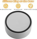 Large Dog Bowls, Non Slip Heavy Ceramic Dog Food and Water Bowl with Silicone Base, 8" Pet Feeding Bowl for Small, Medium, and Big Dogs (Grey, 8 Inches)