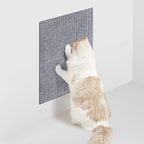JOENIE Cat Scratch Protector, Self-Adhesive Scratching Pad, Trimmable Furniture Guard for Couches & Walls, Reusable & Washable Cat Claw Deterrent Mat (Light Grey, 15.8 * 78.7in, 1)