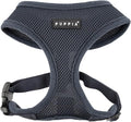 Authentic Puppia Soft Harness, Grey, X-Small