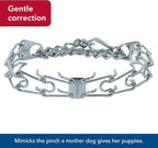 Herm Sprenger - Ultra-Plus Prong Dog Training Collar with Latch - Chrome - 3.0 mm x 18" Neck Size; 22" Chain Length
