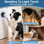 High Sensitivity Dog Door Bell 2026 Version, Dog Doorbells for Potty Training – Dog Bells to Go Outside, 1000Feet Range, Waterproof Button, 55 Melodies & 5 Notification Modes (1 Button)