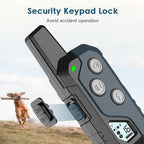 Shock Collar for Dogs, IP67 Waterproof Dog Training Collar with Remote, 3 Training Modes with Beep, Vibration, and Safe Static, Rechargeable E Collar for Large Medium