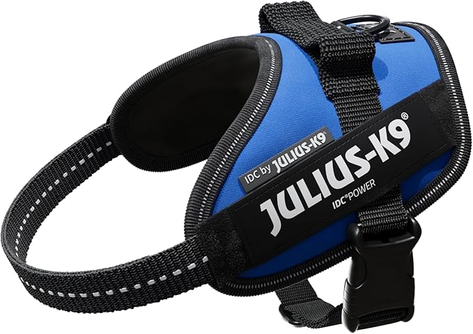 Julius-K9, 16IDC-B-MM, IDC Powerharness, Dog Harness, Size: Mini-Mini, Blue