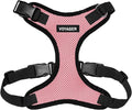 Voyager Step-in Pet Harness - All Weather Mesh, Adjustable Step in Harness for Cats and Dogs by Best Pet Supplies - Pink/Black Trim, S
