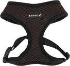 Puppia Soft Dog Harness No Choke Over-The-Head Triple Layered Breathable Mesh Adjustable Chest Belt and Quick-Release Buckle, Brown, X-Large