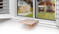 Original SillMate Window Plant Shelf, 11.6"x11.6" Sill Shelf for Plants - Verify Sizing First - Cat Perch - Renter Friendly No Drilling/Damage - Sill Extender for Plants (Small)