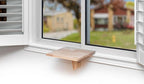 Original SillMate Window Plant Shelf, 11.6"x11.6" Sill Shelf for Plants - Verify Sizing First - Cat Perch - Renter Friendly No Drilling/Damage - Sill Extender for Plants (Small)