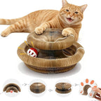 SEPAZON Kitlty Cat Toys Kurliz Cat Scratcher, Magic Organ Cat Scratching Board, Recyclable Cardboard Scratch Pad for Bored Indoor Cats Accordion Interactive Toys for Pet Claw Care