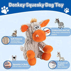 Squeaky Dog Toys, Tough Chew Toys for Dogs, Crinkle Interactive Squeaky Stuffed Dog Toy for Small Medium Large Breeds, Plush Dog Toy to Keep Them Busy, Pet Toys for Dogs