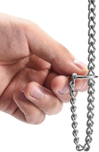 Mogoko Stainless Steel Dog Choke Chain Collar, Puppy Metal P Chain Slip Collar Pet Training Walking Choker(2.0mm;14.0 Inch)