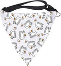 JXGZSO 1 Piece Silly Goose Triangle Dog Bandana Meme Goose Duck Merchandise (Silly Goose DB)