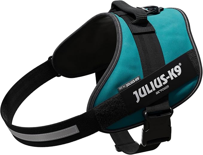 Julius-K9, 16IDC-PG-4, IDC Powerharness, Dog Harness, Size: 4, Petrol Green